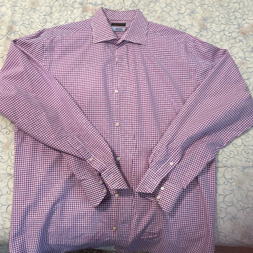 Thomas Dean men’s long sleeve shirt Size L